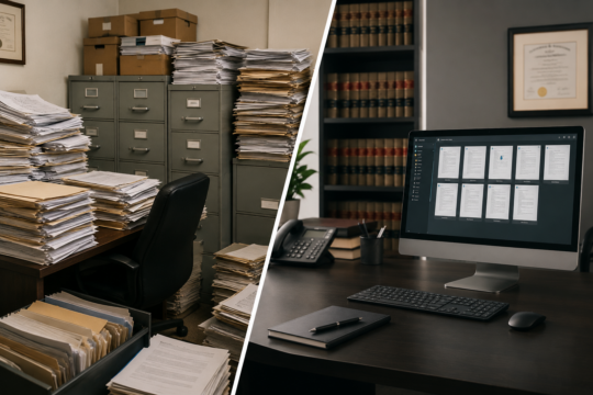 legal document scanning before after data planit